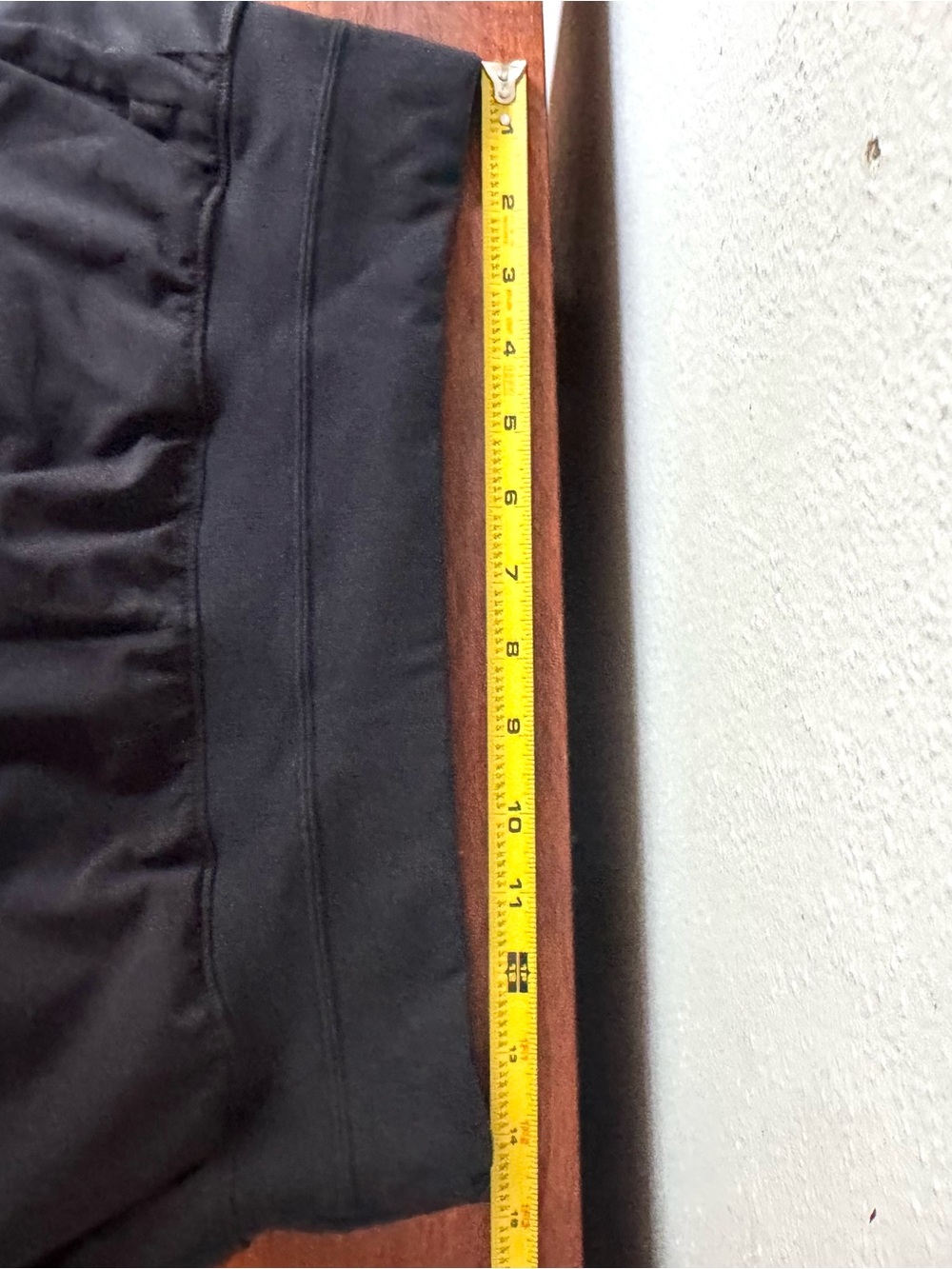 Athleta Black Tuxedo Stripe Nolita Slim Tapered Crop Pull On Pant, Size 14 - Picture 16 of 16